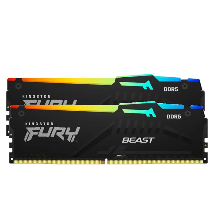 Kingston FURY Beast RGB DDR5 32GB (2x16GB) 5600MHz CL40 DIMM Kit