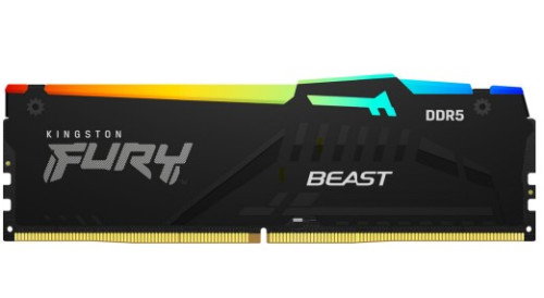 Kingston FURY Beast RGB DDR5 16GB (2x8GB) 5200MT/s CL40 DIMM Kit Kingston FURY Beast RGB DDR5 16GB (2x8GB) 5200MT/s CL40 DIMM Kit
