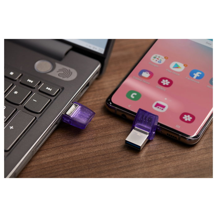 Kingston DataTraveler microDuo 3C 256 GB USB Type-C y Type-A Kingston DataTraveler microDuo 3C 256 GB USB Type-C y Type-A