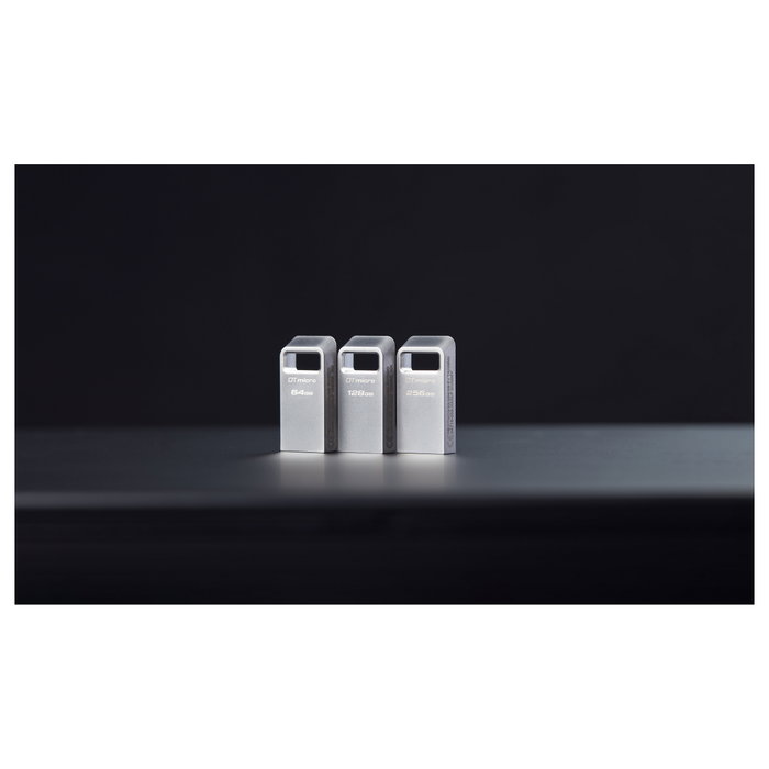 Kingston DataTraveler Micro 128 GB Plata USB 3.2 Gen 1