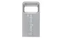 Kingston DataTraveler Micro DTMIC3G2 - Pendrive USB 3.2 Gen 1 de 128 GB, Metal, Plata, Compacto, Alta Velocidad de Lectura 200 MB/s, Con Llavero