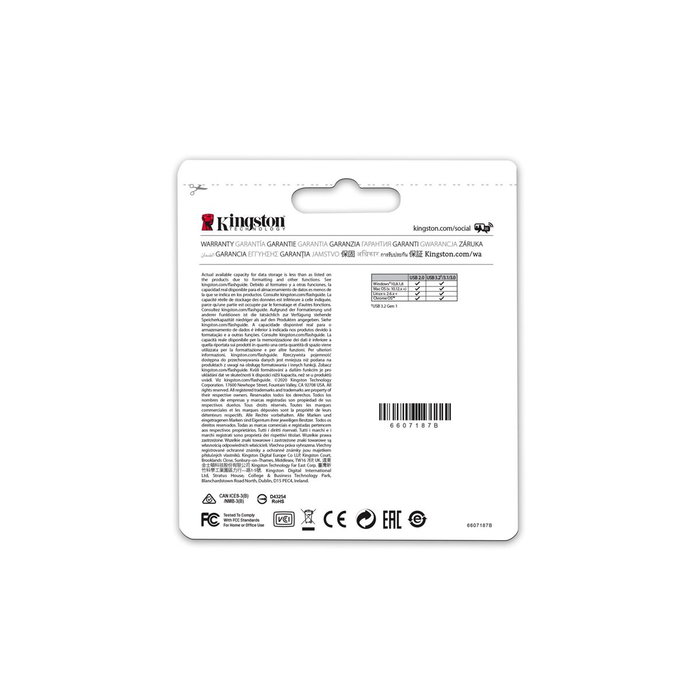 Kingston DataTraveler Micro 128 GB Plata USB 3.2 Gen 1