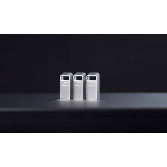Kingston DataTraveler Micro 128 GB Plata USB 3.2 Gen 1