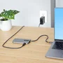 StarTech.com Docking Station USB-C 127B-USBC-MULTIPORT | Hub 6-en-1 con HDMI 4K 60Hz HDR, 3 Puertos USB-A 5Gbps, Ethernet GbE, PD 100W para MacBook, Windows, Thunderbolt 3/4