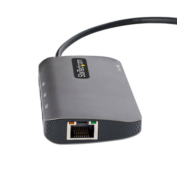 StarTech.com 127B-USBC-MULTIPORT Docking Station USB-C con HDMI 4K 60Hz, Gigabit Ethernet y PD 100W