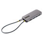 StarTech.com Adaptador Multipuertos USB-C 4K 60Hz, 3x USB-A 3.2, PD 100W, Gris