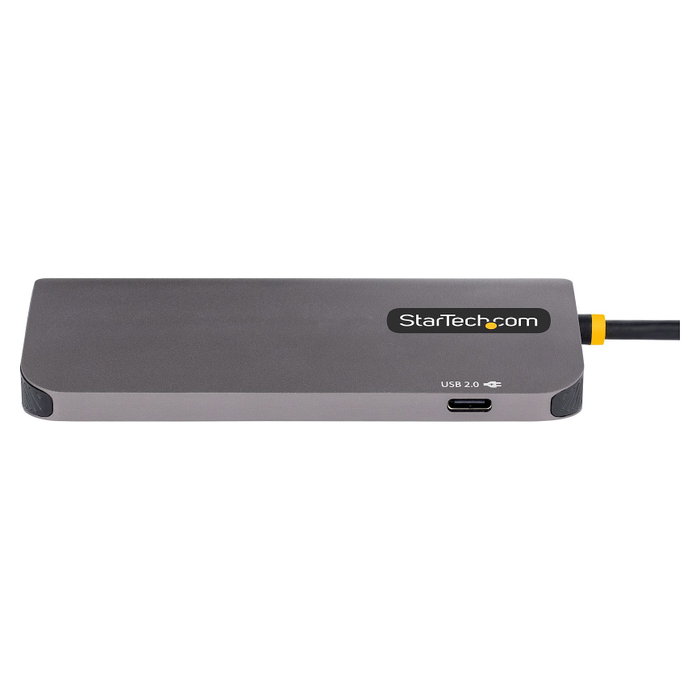 StarTech.com Adaptador Multipuertos USB-C 4K 60Hz, 3x USB-A 3.2, PD 100W, Gris