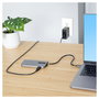 StarTech.com Adaptador Multipuertos USB-C 4K 60Hz, 3x USB-A 3.2, PD 100W, Gris