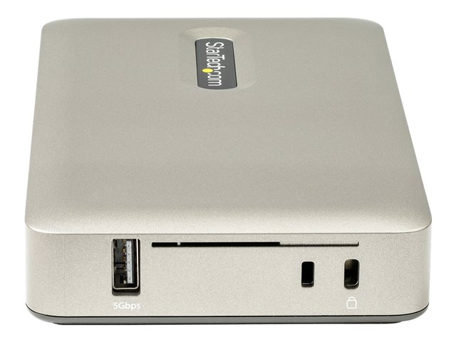 Startech Docking Station USB-C a DisplayPort/VGA, Hub 4 Puertos USB 3.1, 4K 30Hz, Alimentación PD 65W para Portátiles