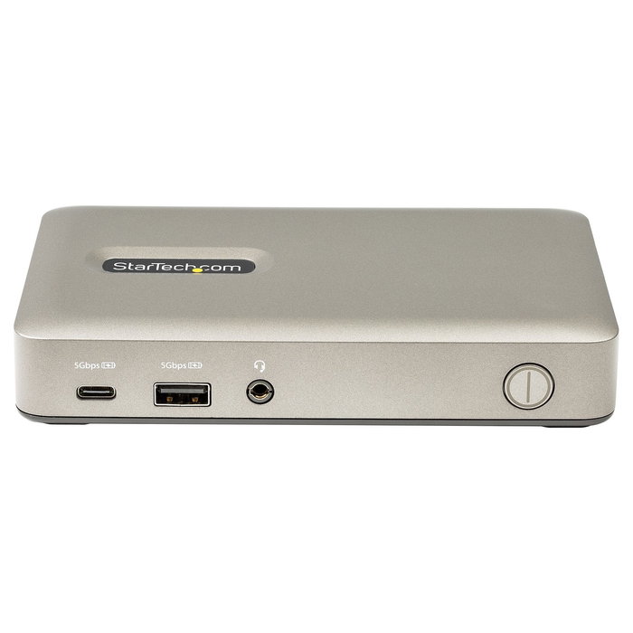 StarTech.com Docking Station USB-C - DKM30CHDPDUE - Conector DisplayPort 4K 30Hz o VGA, Power Delivery 65W, 4 Puertos USB 3.1 Gen 1, Gigabit Ethernet, Audio 3.5mm