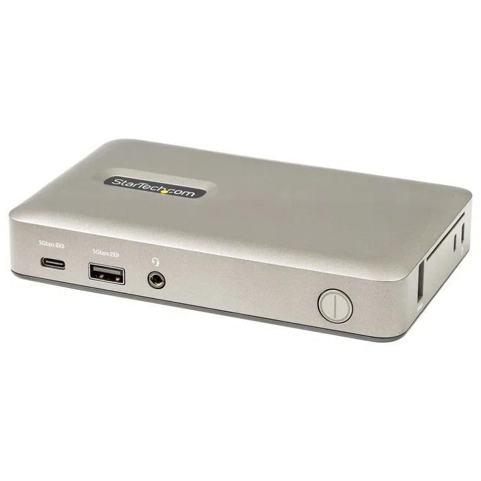 StarTech.com Docking Station USB-C - DKM30CHDPDUE - Conector DisplayPort 4K 30Hz o VGA, Power Delivery 65W, 4 Puertos USB 3.1 Gen 1, Gigabit Ethernet, Audio 3.5mm