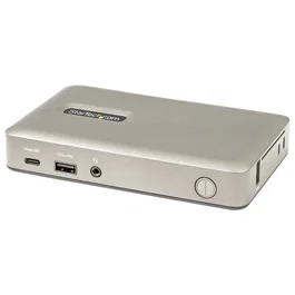 StarTech.com Docking Station USB-C - DKM30CHDPDUE - Conector DisplayPort 4K 30Hz o VGA, Power Delivery 65W, 4 Puertos USB 3.1 Gen 1, Gigabit Ethernet, Audio 3.5mm