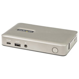 Startech Docking Station USB-C a DisplayPort/VGA, Hub 4 Puertos USB 3.1, 4K 30Hz, Alimentación PD 65W para Portátiles