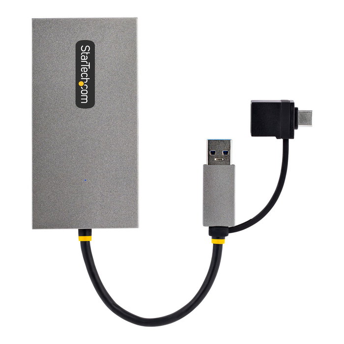 StarTech.com Adaptador USB a Doble HDMI (USB-A/USB-C) 4K/1080p Gris