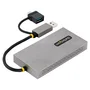 StarTech 107B-USB-HDMI Adaptador Gráfico USB a 2 HDMI Dual 4K 30Hz + 1080p para Windows, macOS y Chrome OS - Gris - Aumenta la Productividad