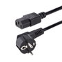 Startech Cable de Alimentación UE Schuko a C13 18AWG Negro 3m