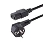 StarTech.com Cable de Alimentación 3m UE Schuko a C13 Negro