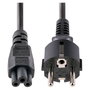 StarTech 753E-3M-POWER-LEAD Cable de Alimentación Schuko UE a C5 de 3m