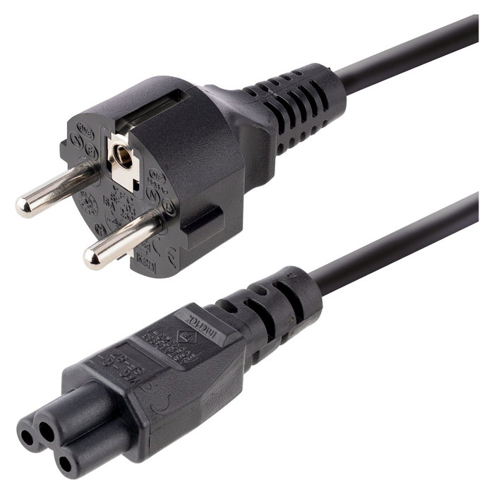 StarTech 753E-3M-POWER-LEAD Cable de Alimentación Schuko UE a C5 de 3m