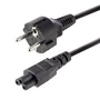 Startech Cable de Alimentación 753E-3M-POWER-LEAD 3m Negro, Enchufe Schuko UE a Conector IEC 60320 C5, 250V 2.5A, para Portátil HP, Toshiba y Otros Compatibles