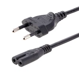 StarTech.com Cable de Alimentación 2m UE a C7 para Portátil o Impresora, 2.5A 250V, 18AWG, Repuesto