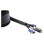 StarTech Manga de Gestión de Cableado de 3m, Negro