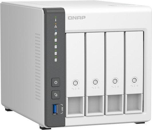 QNAP TS-433-4G Servidor NAS de 4 bahías con 4 GB RAM