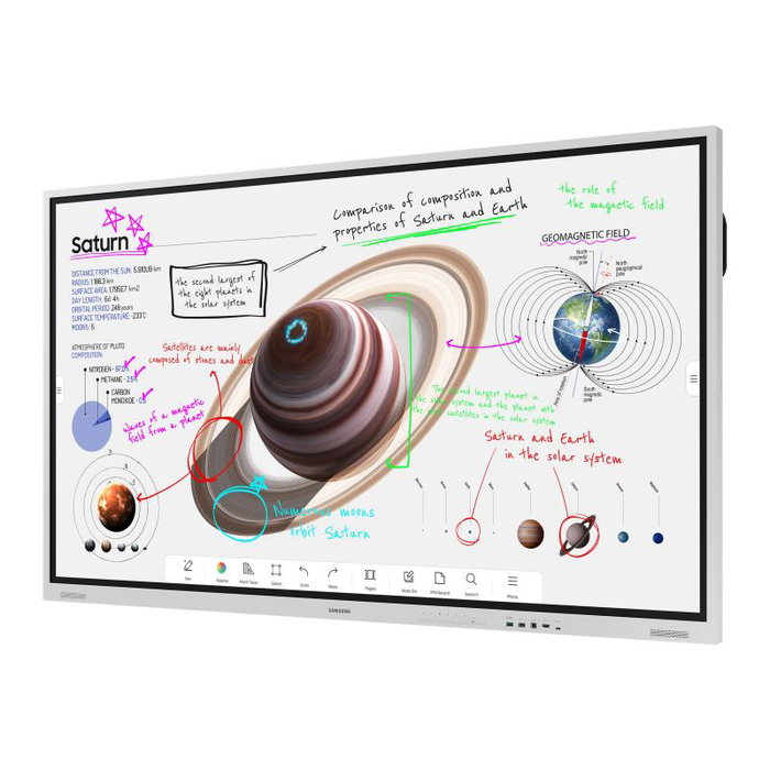 Samsung WM75B Flip Monitor 75" Monitor Interactivo (LH75WMBWLGCXEN)