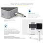 StarTech.com Mini Docking Station USB-C DK31C4DPPDUE para 4 Monitores 4K 60Hz