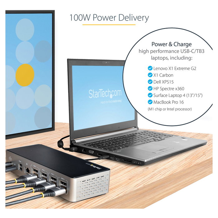 StarTech.com Mini Docking Station USB-C DK31C4DPPDUE para 4 Monitores 4K 60Hz StarTech.com Mini Docking Station USB-C DK31C4DPPDUE para 4 Monitores 4K 60Hz