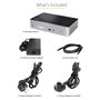 StarTech.com Mini Docking Station USB-C DK31C4DPPDUE para 4 Monitores 4K 60Hz