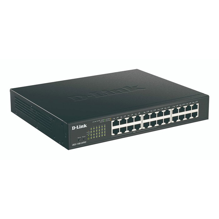 D-Link DGS-1100-24PV2/E Switch Smart Gestionado L2 con 24 Puertos Gigabit y 12 PoE+