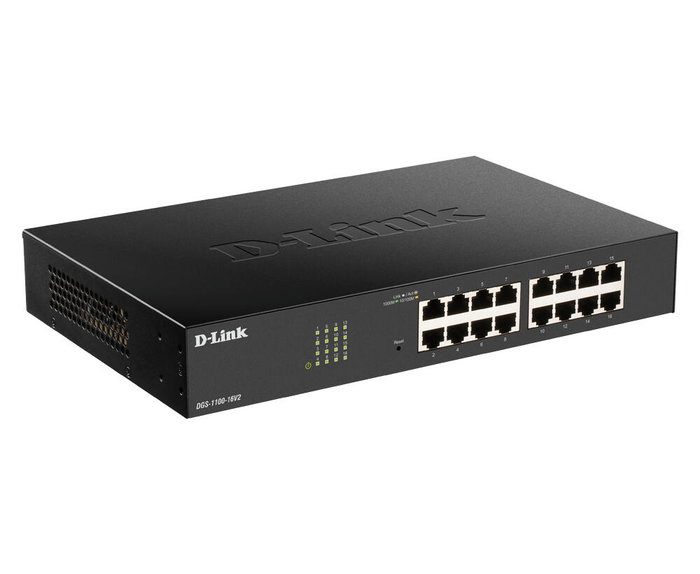 D-Link DGS-1100-24PV2/E Switch Smart Gestionado L2 con 24 Puertos Gigabit y 12 PoE+