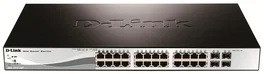 D-LINK SWITCH 28 PUERTOS 10/100/1Gbit w/2 Combo 1000BaseT/SFP PoE