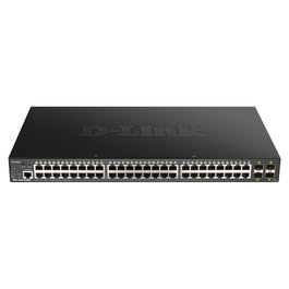D-Link DGS-1250-52XMP Switch Gestionado PoE+ Gigabit 52 Puertos 48 Puertos PoE+ 370W Presupuesto PoE