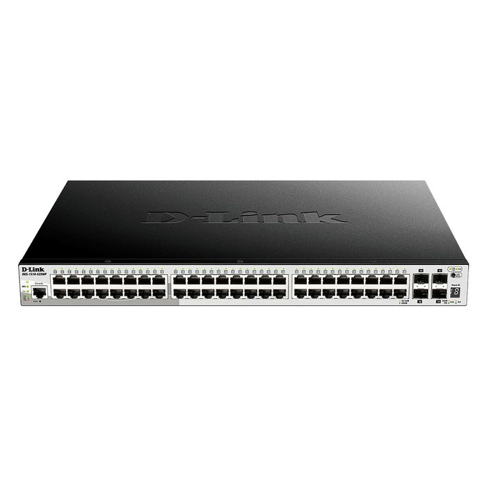 D-Link DGS-1510-52XMP Switch Gestionado L3 con 48 Puertos Gigabit y 4 SFP+