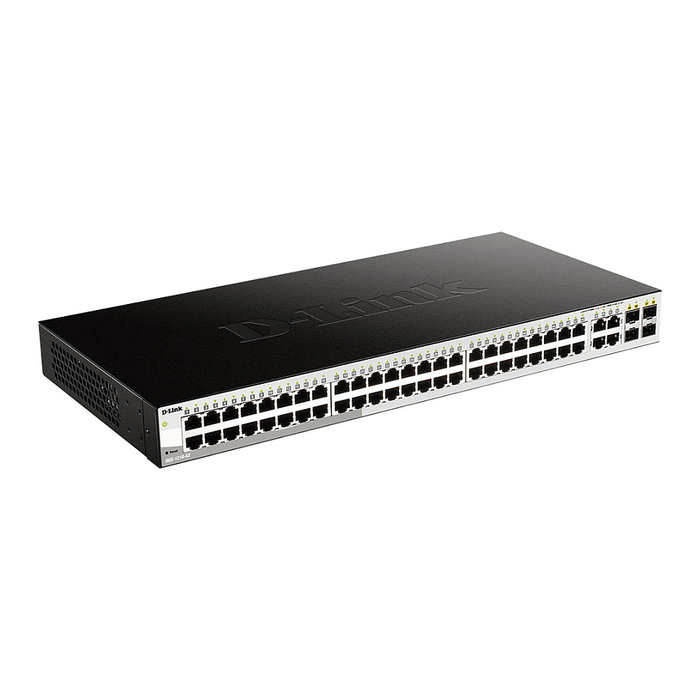 D-Link DGS-1210-52/E Switch Gestionado L2 Gigabit Ethernet 52 Puertos Montaje en Rack 1U D-Link DGS-1210-52/E Switch Gestionado L2 Gigabit Ethernet 52 Puertos Montaje en Rack 1U