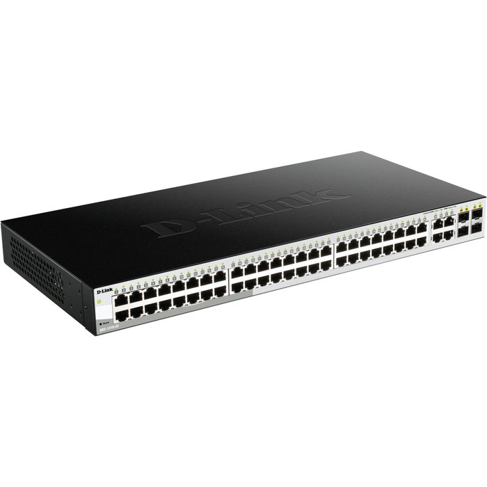 D-Link DGS-1210-52/E Switch Smart+ 52 Puertos (48 RJ45 + 4 SFP) Gestionado L2 D-Link DGS-1210-52/E Switch Smart+ 52 Puertos (48 RJ45 + 4 SFP) Gestionado L2