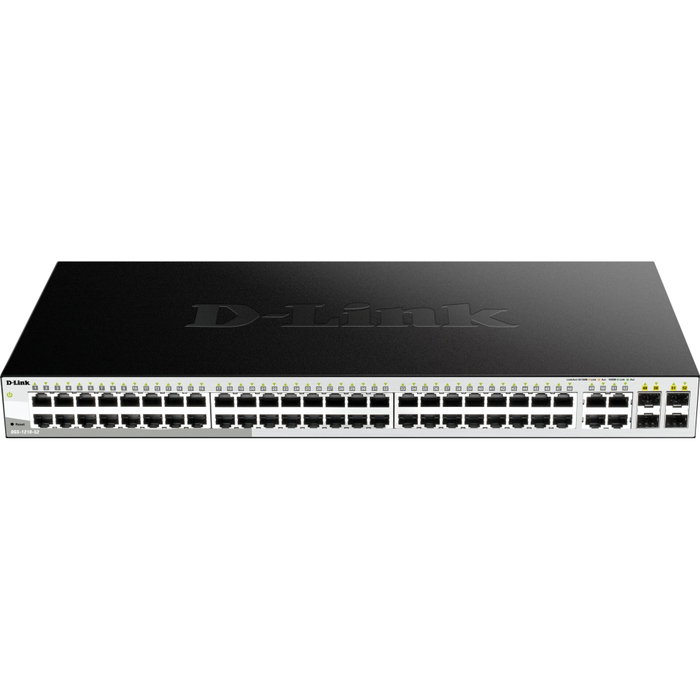 D-Link DGS-1210-52/E Switch Smart+ 52 Puertos (48 RJ45 + 4 SFP) Gestionado L2 D-Link DGS-1210-52/E Switch Smart+ 52 Puertos (48 RJ45 + 4 SFP) Gestionado L2