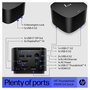 HP Dock Thunderbolt G4 280W con Cable Combo para Notebook y Workstation - 4 puertos USB 3.2, HDMI 2.0, DisplayPort, Ethernet, Kensington, Negro, Compatible con Windows/MacOS