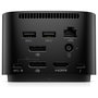 HP Dock Thunderbolt G4 280W con Cable Combo para Notebook y Workstation - 4 puertos USB 3.2, HDMI 2.0, DisplayPort, Ethernet, Kensington, Negro, Compatible con Windows/MacOS