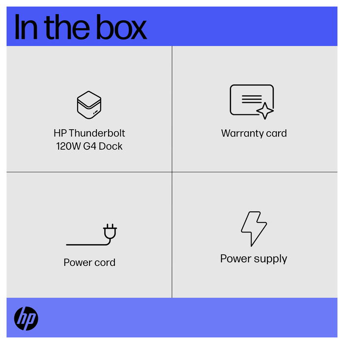 HP Docking Station Thunderbolt G4 120W Negro Thunderbolt 4 Puertos USB-C HDMI DisplayPort HP Docking Station Thunderbolt G4 120W Negro Thunderbolt 4 Puertos USB-C HDMI DisplayPort