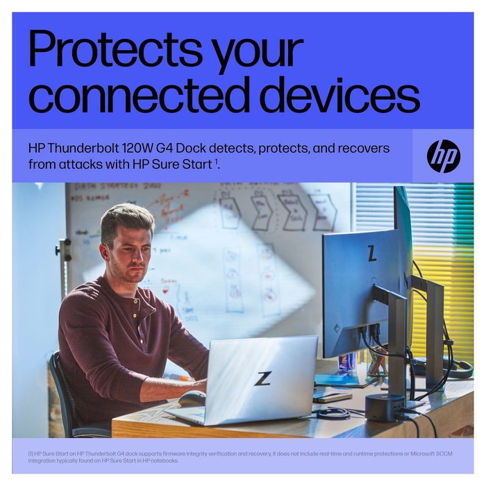 HP Docking Station Thunderbolt G4 120W Negro Thunderbolt 4 Puertos USB-C HDMI DisplayPort HP Docking Station Thunderbolt G4 120W Negro Thunderbolt 4 Puertos USB-C HDMI DisplayPort