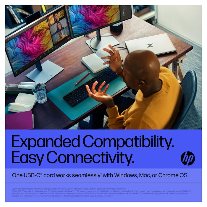 HP Docking Station Thunderbolt G4 120W Negro Thunderbolt 4 Puertos USB-C HDMI DisplayPort HP Docking Station Thunderbolt G4 120W Negro Thunderbolt 4 Puertos USB-C HDMI DisplayPort