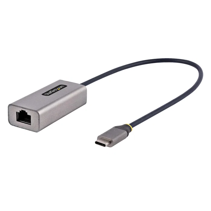 StarTech.com Adaptador USB-C a Ethernet Gigabit 10/100/1000 Mbps - USB 3.0 a RJ45 con Cable de 30cm - Negro/Gris StarTech.com Adaptador USB-C a Ethernet Gigabit 10/100/1000 Mbps - USB 3.0 a RJ45 con Cable de 30cm - Negro/Gris