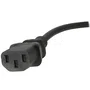 StarTech.com Cable de alimentación BS13U-1M-POWER-LEAD - 1m (3 pies) - Negro - BS1363 a C13 para PC/Monitor - UK/Reino Unido