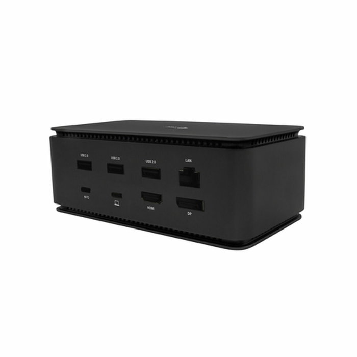 I-tec Estación de acoplamiento USB4 de metal con doble 4K HDMI DP, Power Delivery 80 W y cargador universal 112 W I-tec Estación de acoplamiento USB4 de metal con doble 4K HDMI DP, Power Delivery 80 W y cargador universal 112 W