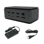 i-tec DUALDOCK100W Docking Station USB4 Metal - 80W PD, Dual 4K/8K HDMI + DisplayPort, Gigabit LAN, 7x USB, Lector Tarjetas + Cargador Universal USB-C 100W