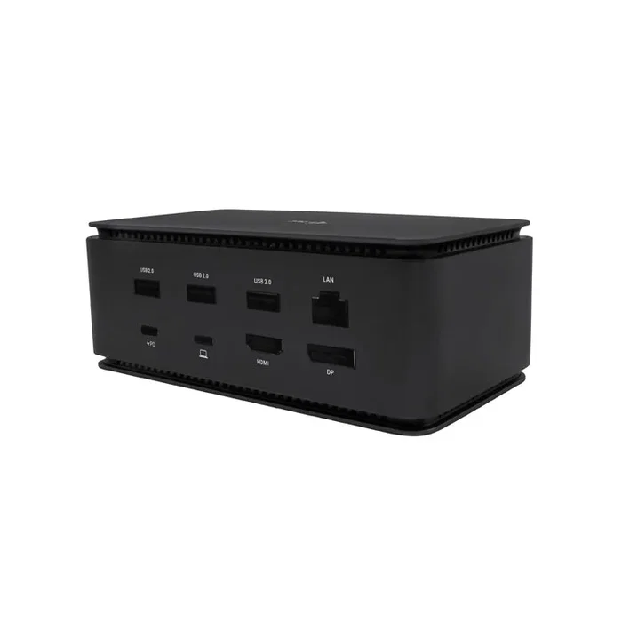 i-tec DUALDOCK100W Docking Station USB4 Metal - 80W PD, Dual 4K/8K HDMI + DisplayPort, Gigabit LAN, 7x USB, Lector Tarjetas + Cargador Universal USB-C 100W