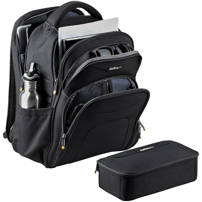StarTech Mochila para Portátil de 17,3 Pulgadas con Estuche de Accesorios Negro StarTech Mochila para Portátil de 17,3 Pulgadas con Estuche de Accesorios Negro